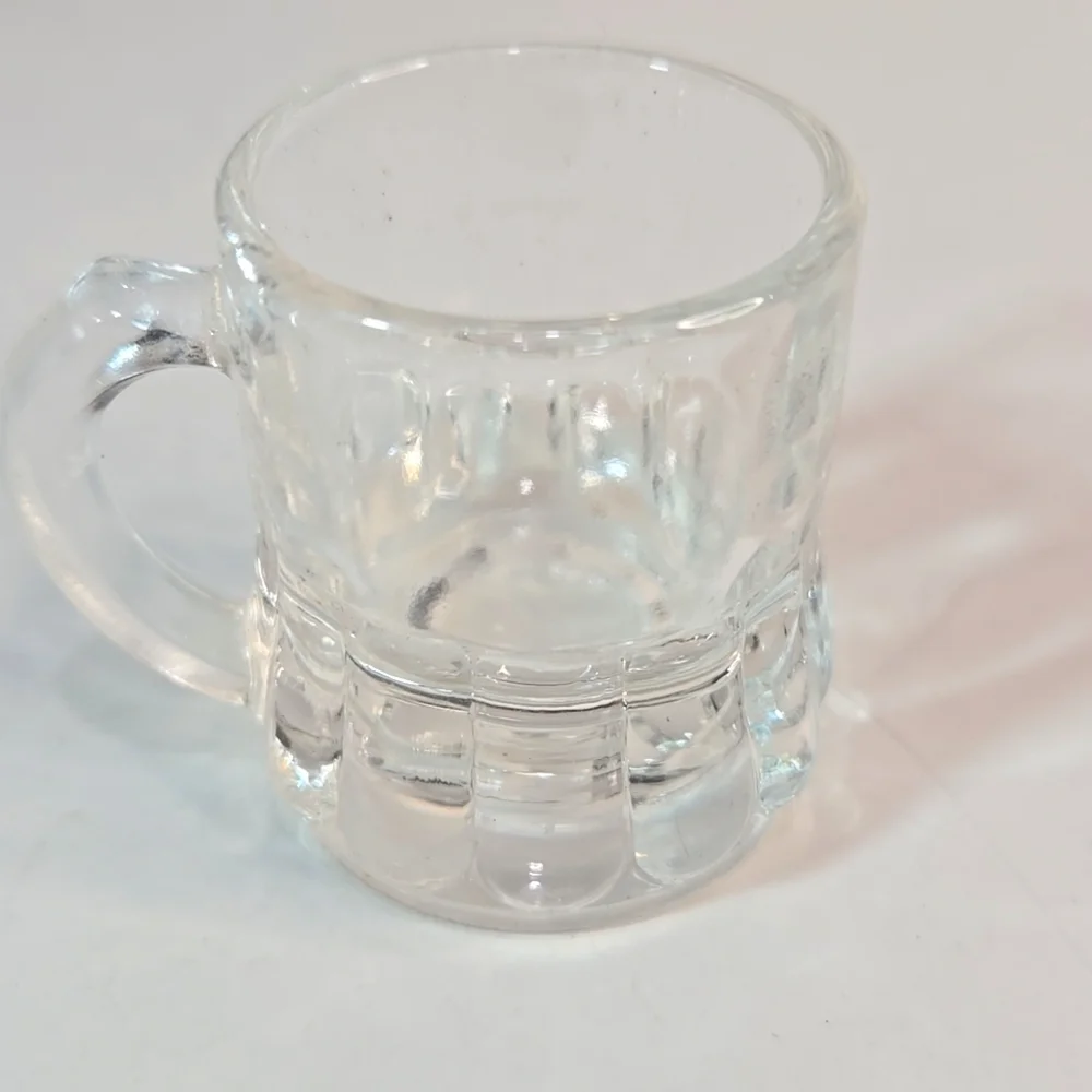 Set of 2 Vintage Shot Glasses Montana Wolf Design & Federal Mini Beer Mug - Picture 7 of 15